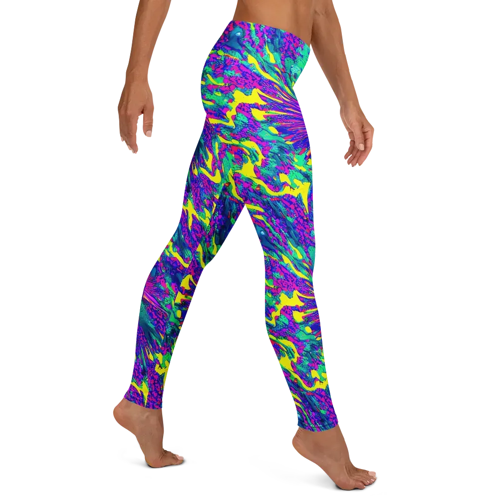 Liquid Bloom on Leggings — Right