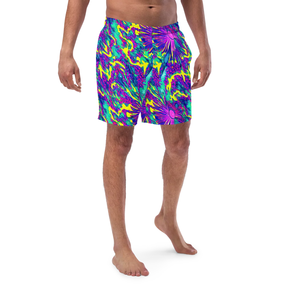Liquid Bloom on Swim Trunks — Front