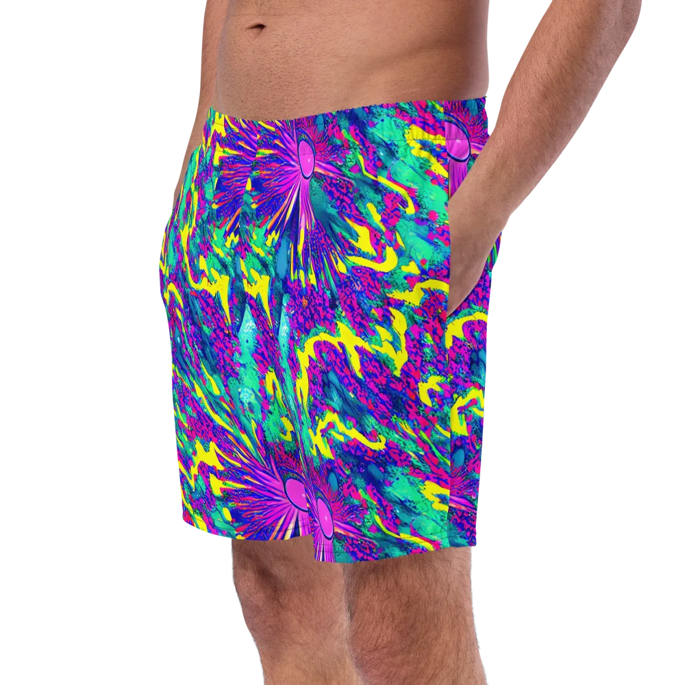 Liquid Bloom on Swim Trunks — Left Front