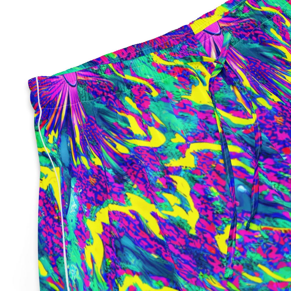 Liquid Bloom on Women's Pajama Shorts — Product details