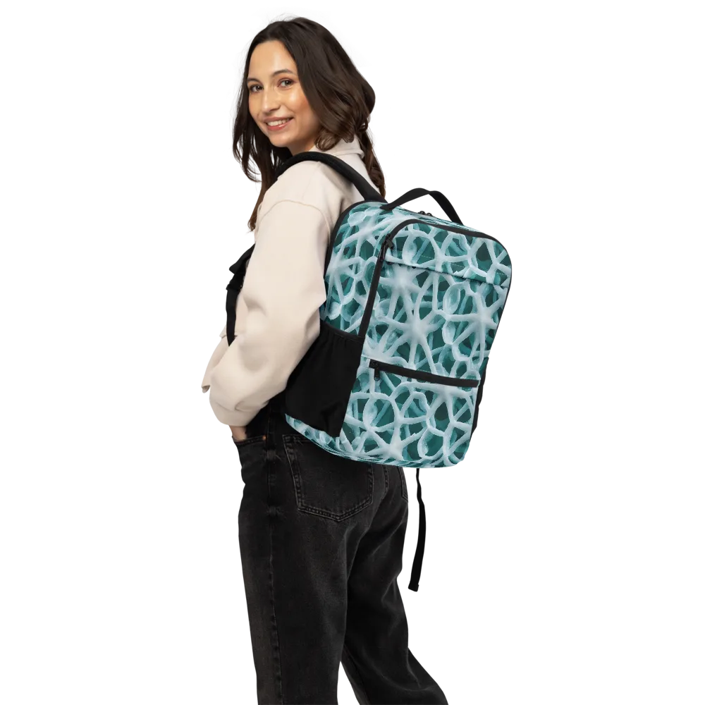 Arctic Coral on Utility Backpack — Back