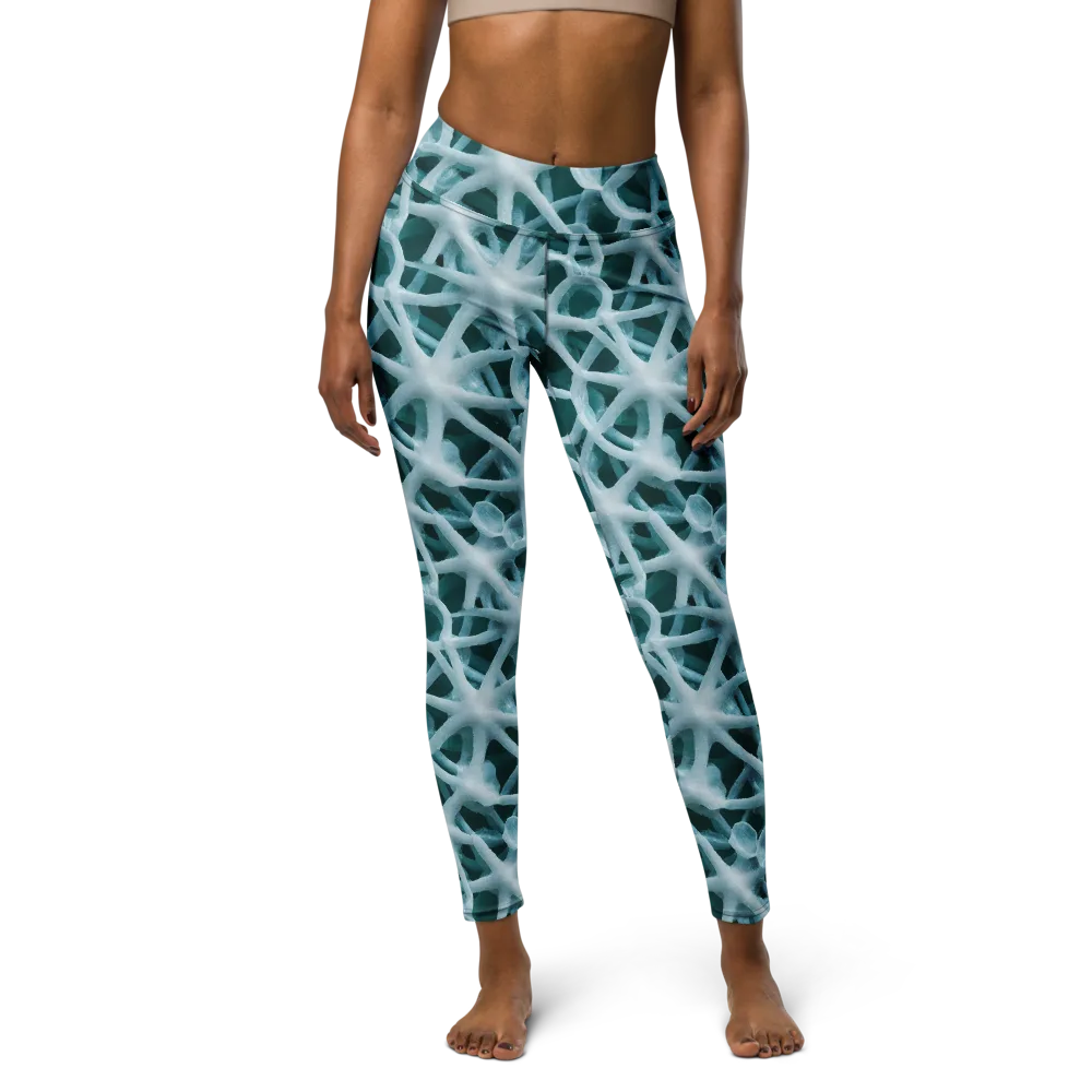 Arctic Coral on Yoga Leggings — Front