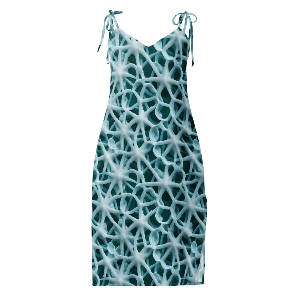 Arctic Coral on Slip Dress — Front
