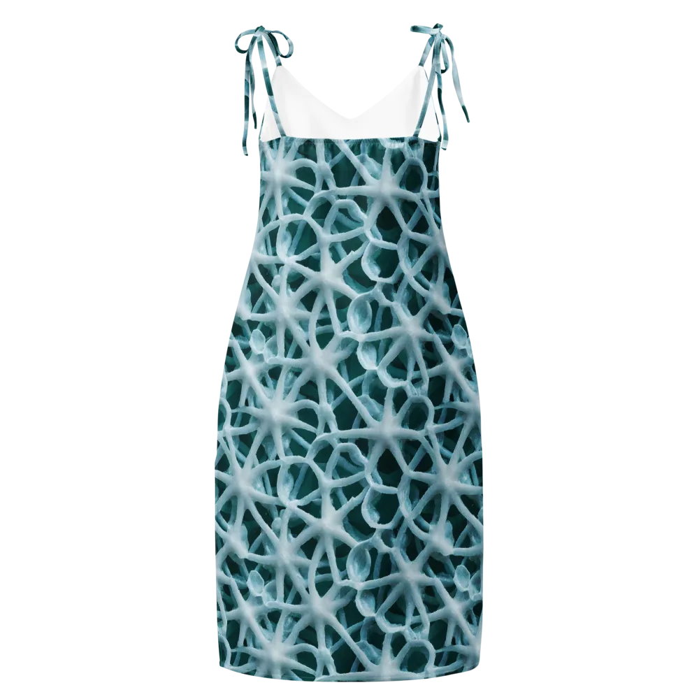 Arctic Coral on Slip Dress — Back