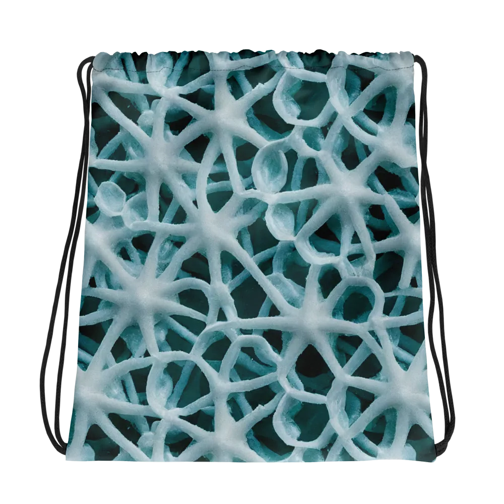 Arctic Coral on Drawstring Bag — Photo