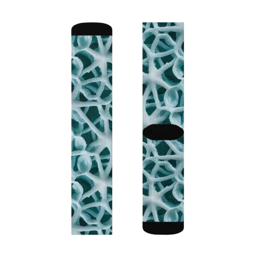 Arctic Coral on a Socks