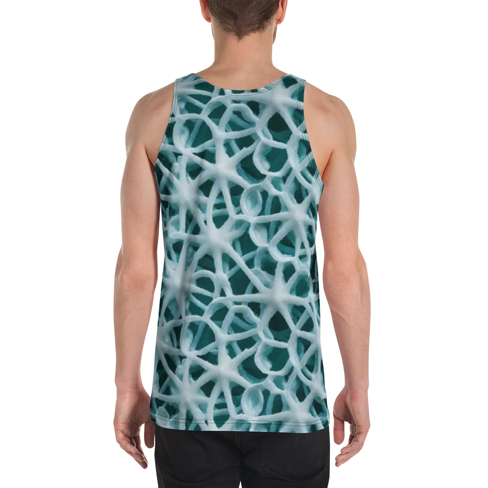Arctic Coral on Men's Tank Top — Back
