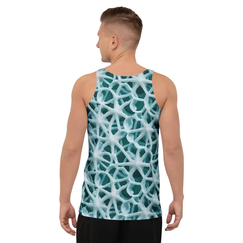 Arctic Coral on Men's Tank Top — Back