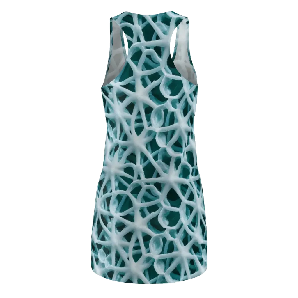 Arctic Coral on Racerback Dress — Back