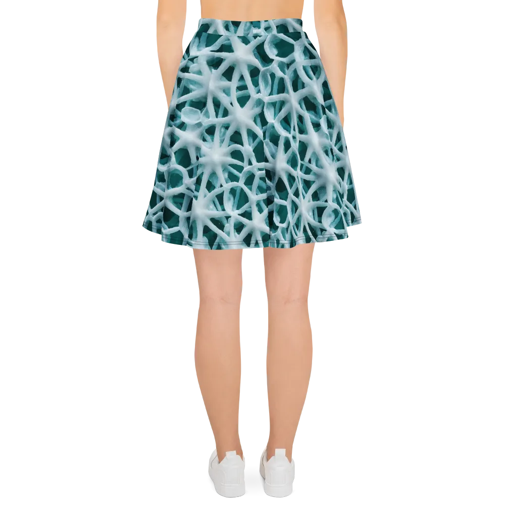 Arctic Coral on Skater Skirt — Back