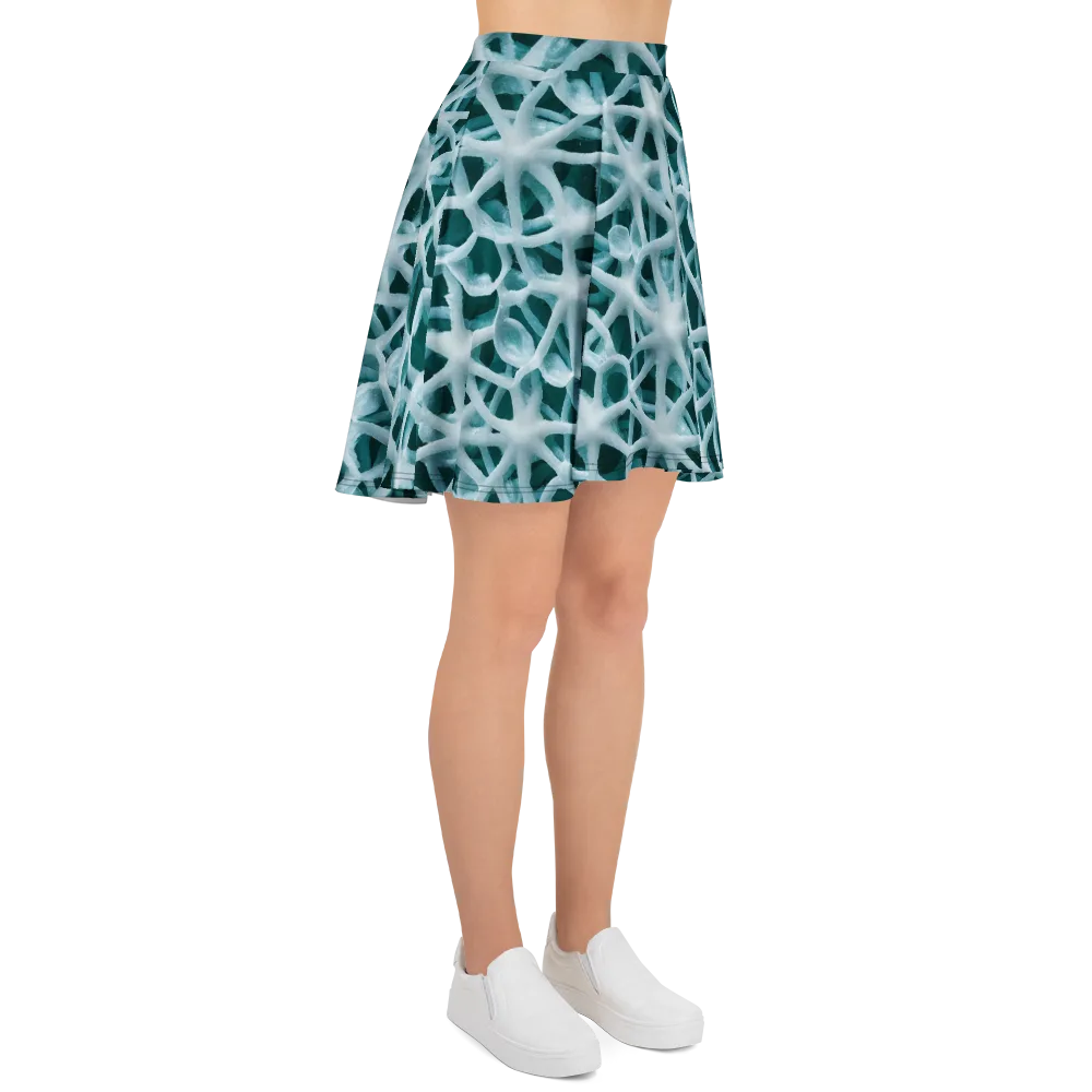 Arctic Coral on Skater Skirt — Right