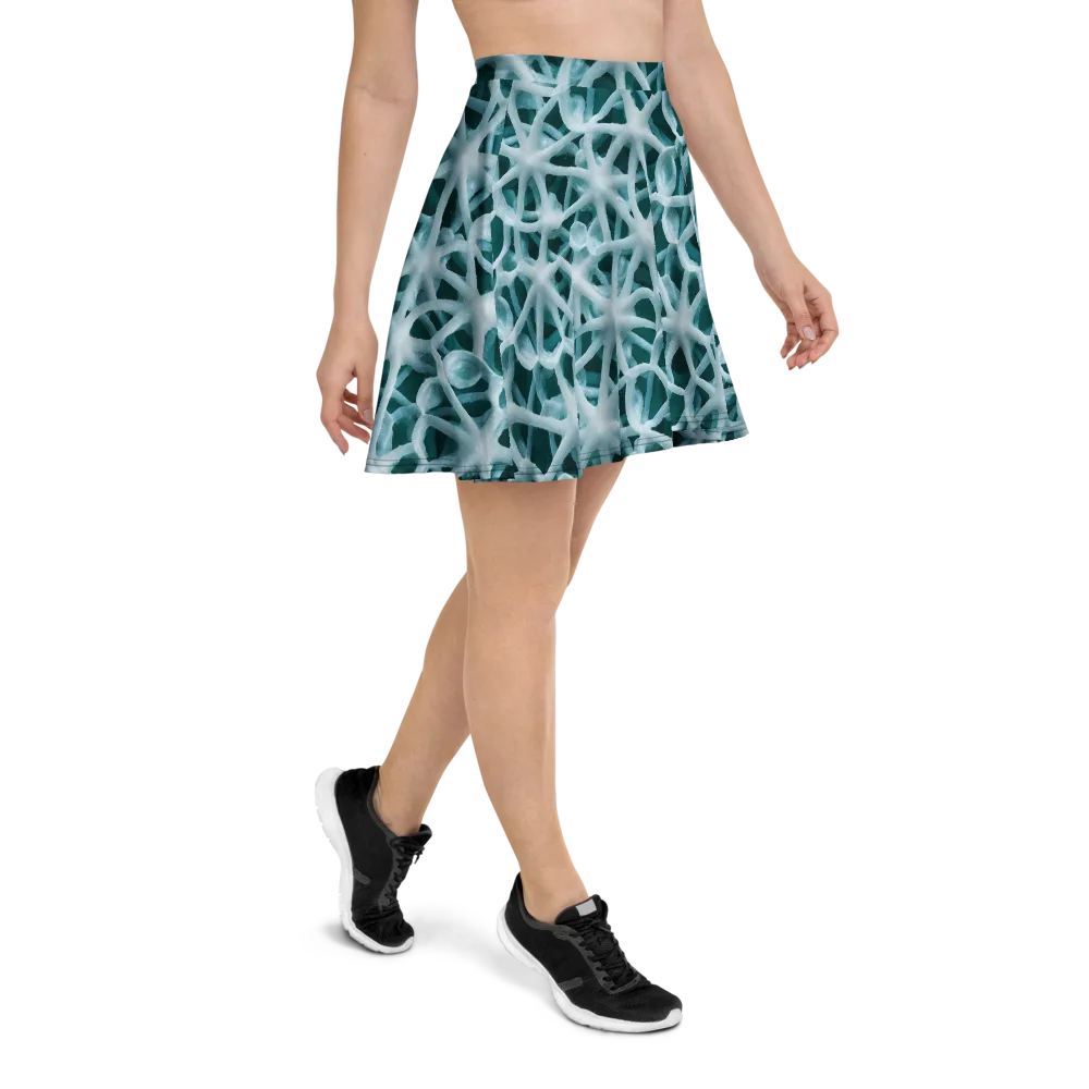 Arctic Coral on Skater Skirt — Right