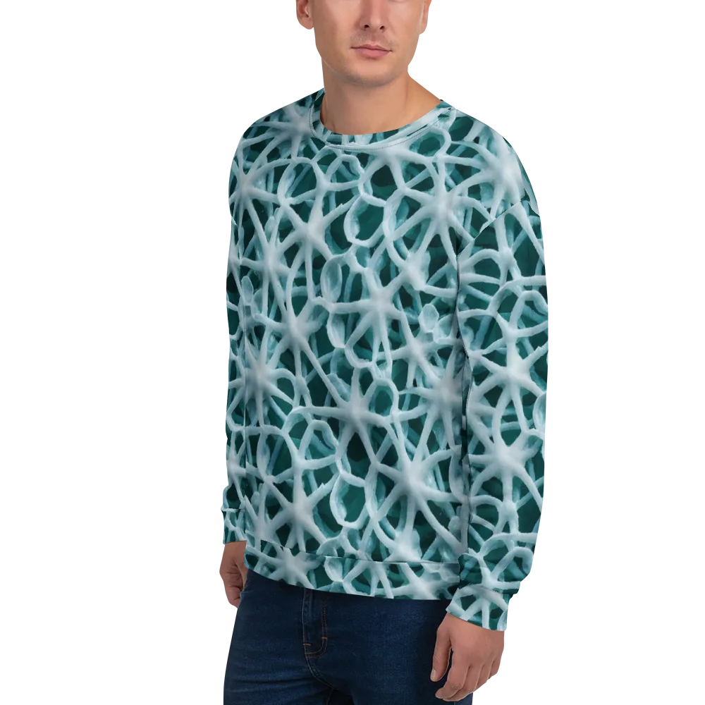 Arctic Coral on Sweatshirt — Left Front