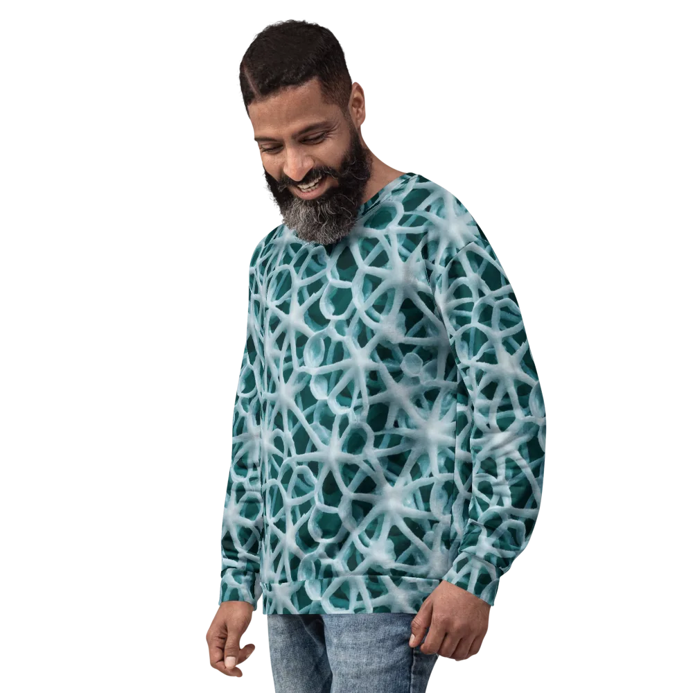 Arctic Coral on Sweatshirt — Left Front