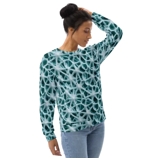 Arctic Coral on a Sweatshirt