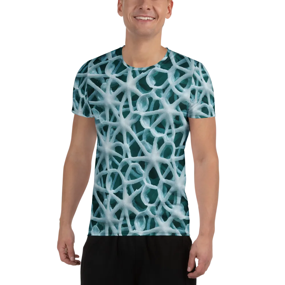 Arctic Coral on Men's Athletic T-Shirt — Front