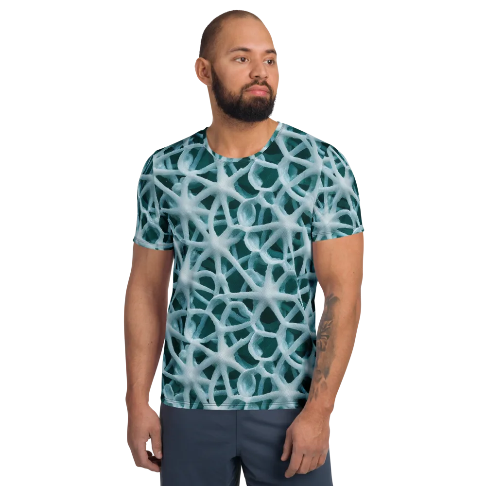Arctic Coral on Men's Athletic T-Shirt — Front