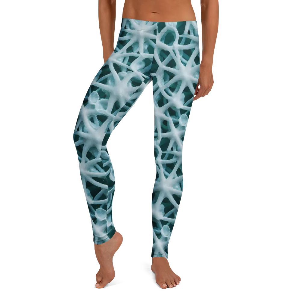 Arctic Coral on Leggings — Front