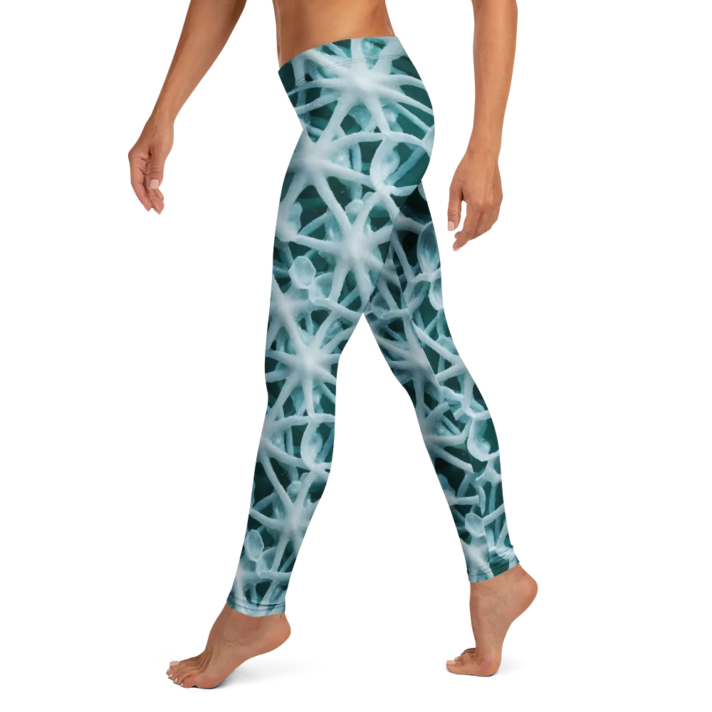 Arctic Coral on Leggings — Left