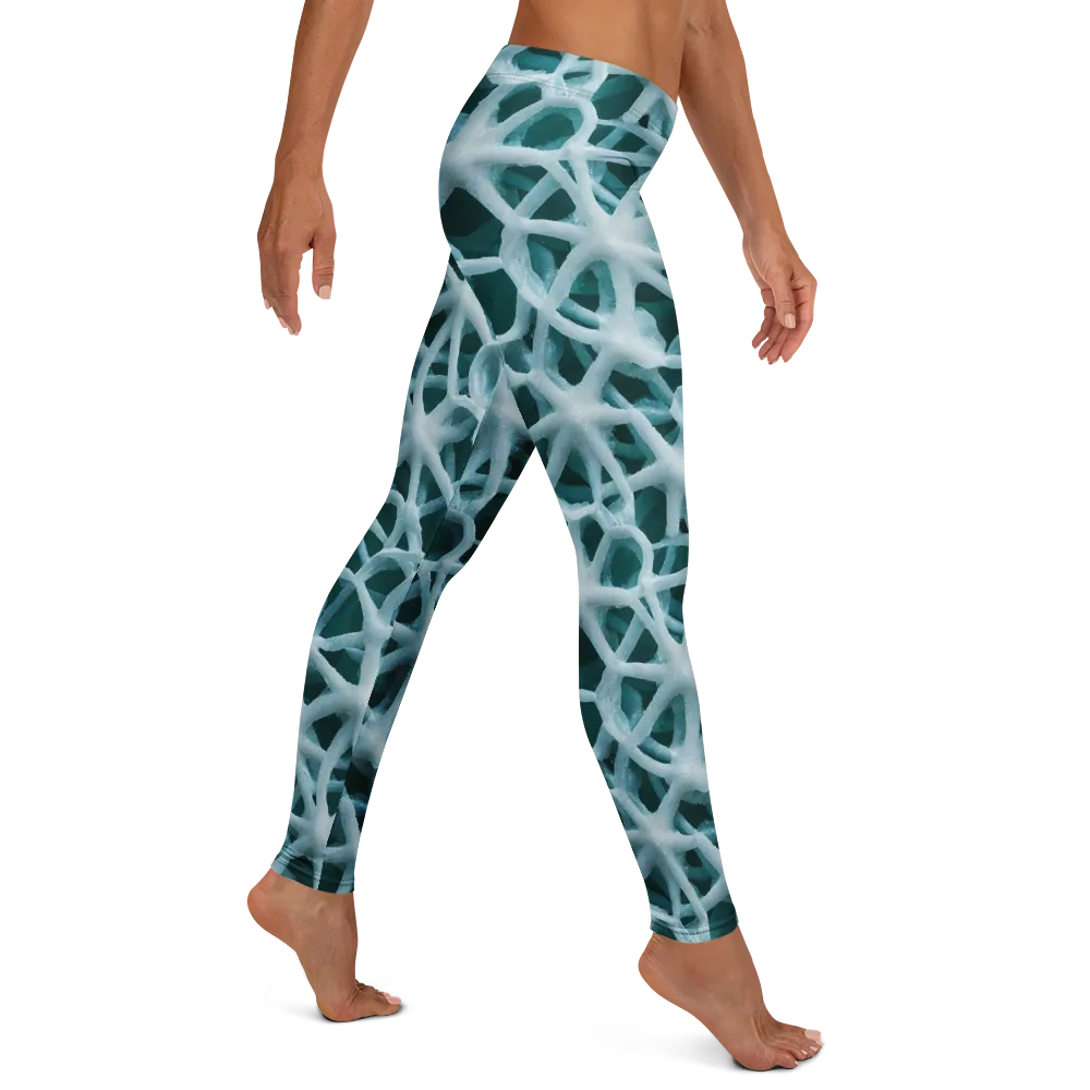 Arctic Coral on Leggings — Right