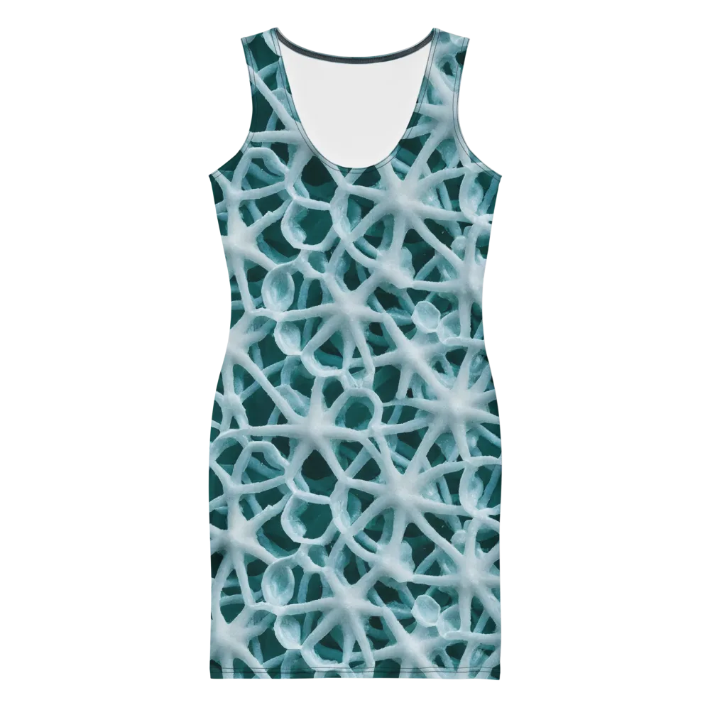 Arctic Coral on Bodycon Dress — Front