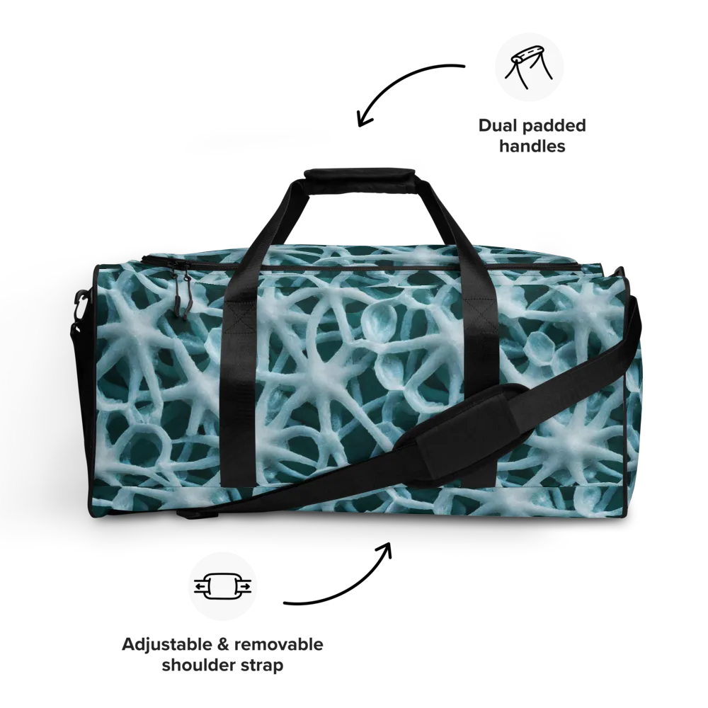 Arctic Coral on Duffle Bag — Front
