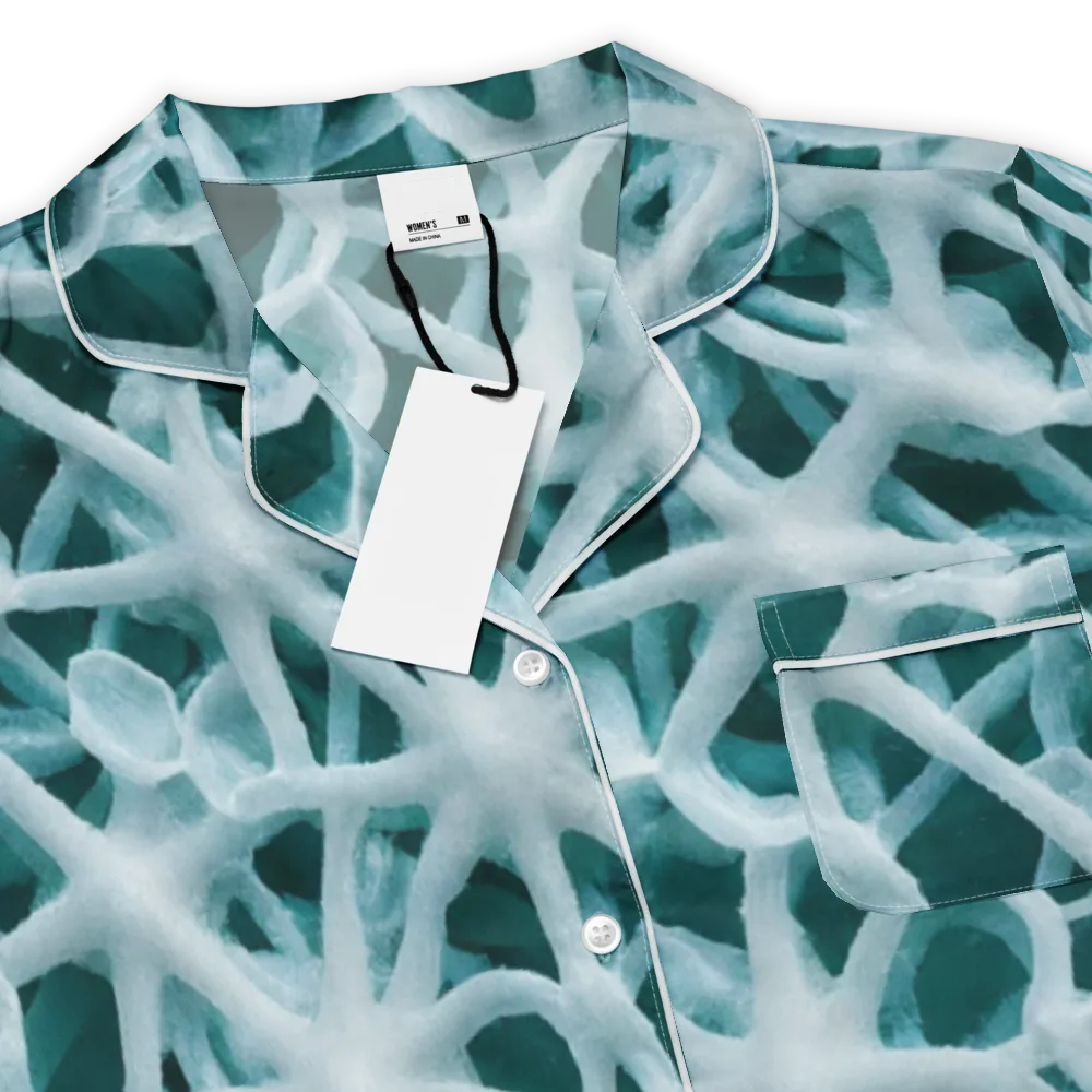 Arctic Coral on Women's Short Sleeve Pajama Top — Product details