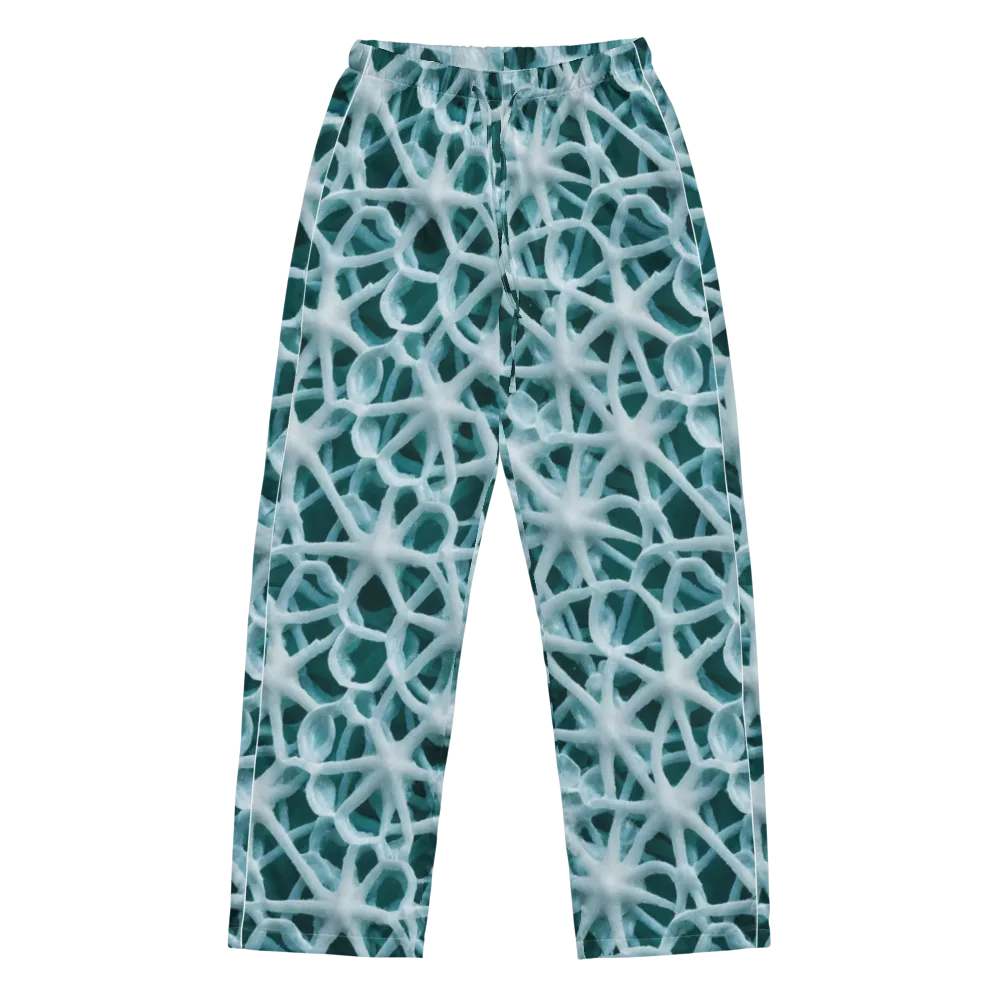Arctic Coral on Women's Pajama Pants — Front