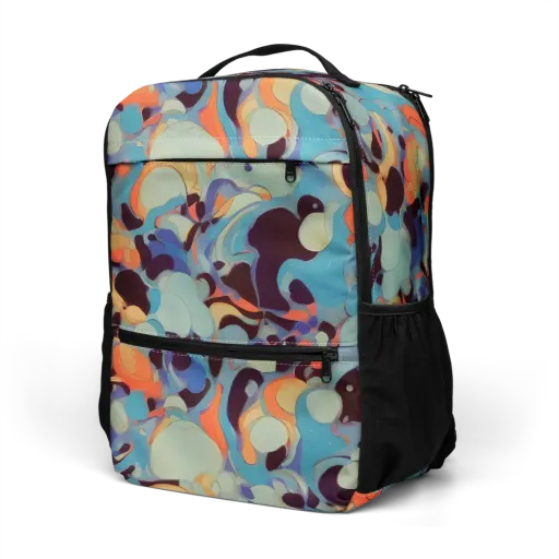 Coral Undertow on a Utility Backpack