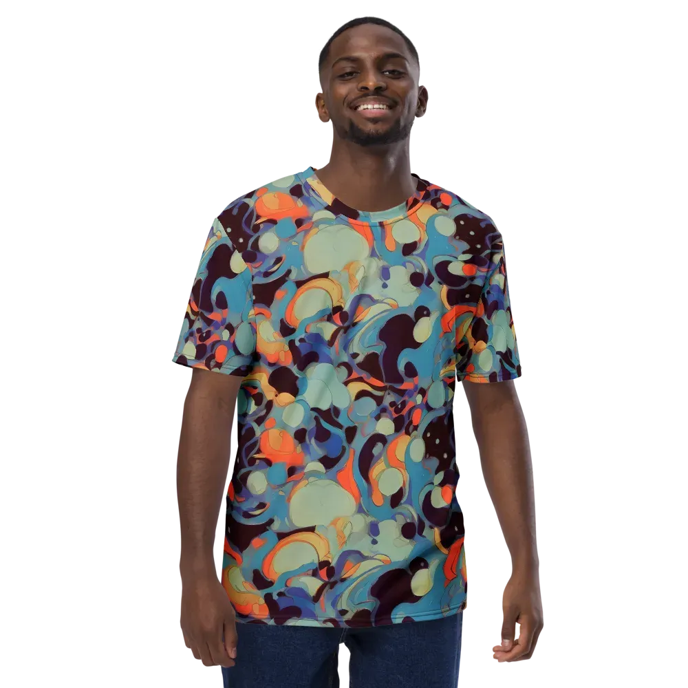 Coral Undertow on Men's Crew Neck T-Shirt — Front