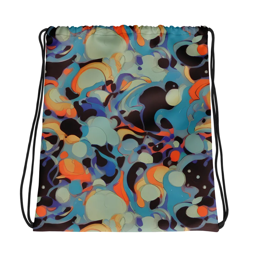 Coral Undertow on Drawstring Bag — Photo