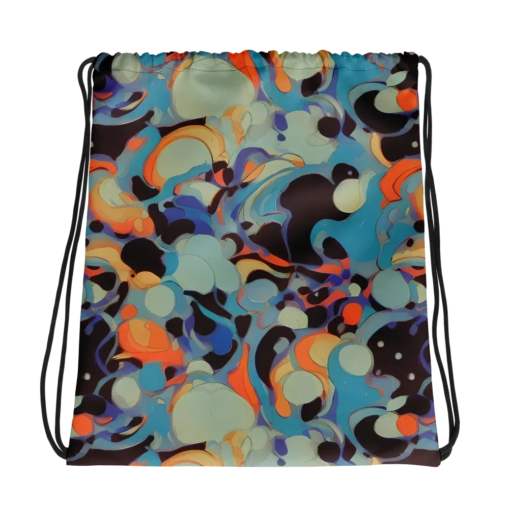 Coral Undertow on Drawstring Bag — Photo