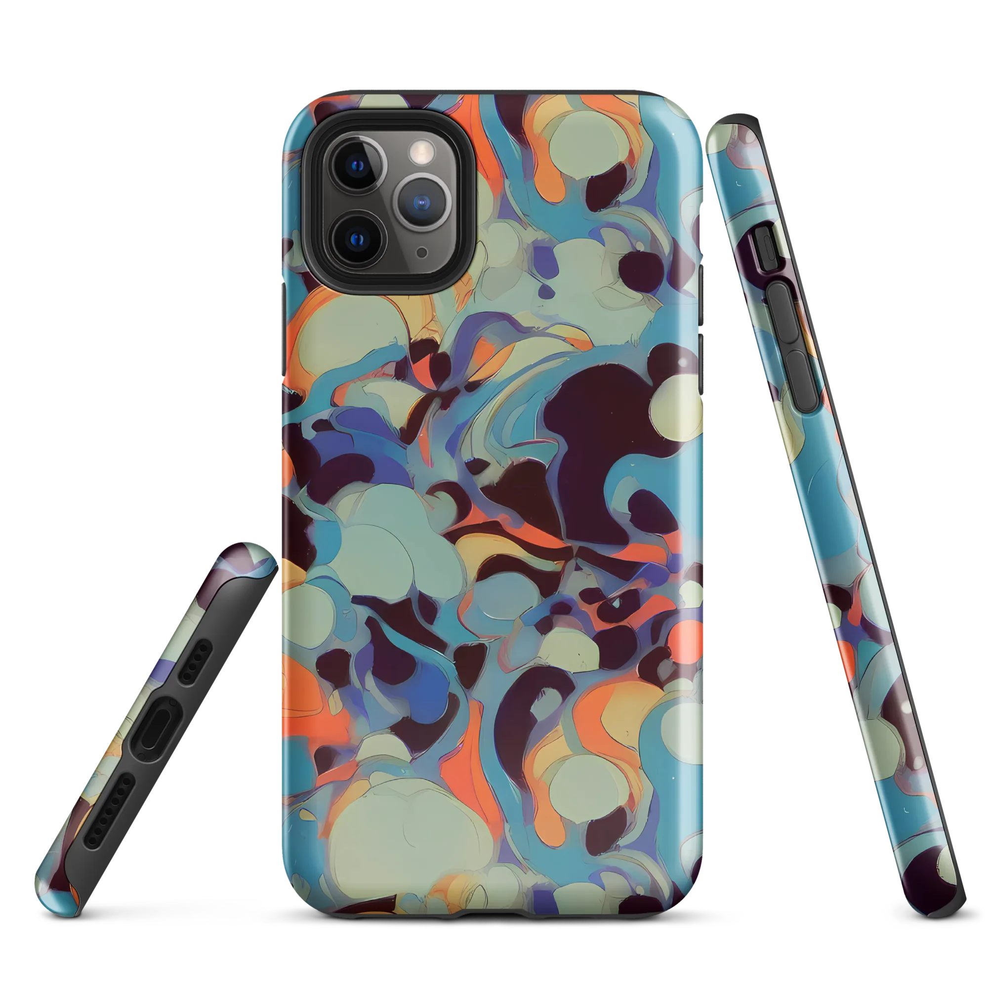 Coral Undertow on Tough Case for iPhone® — Front