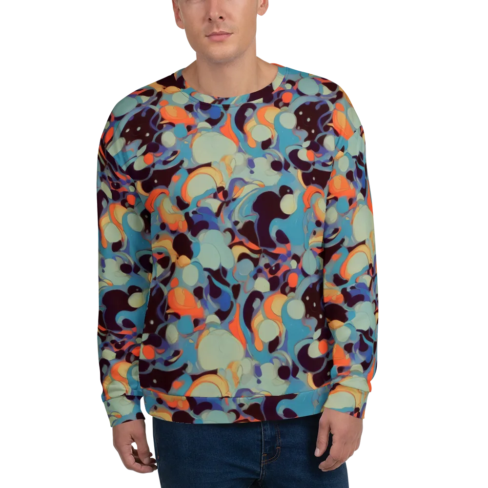 Coral Undertow on Sweatshirt — Front