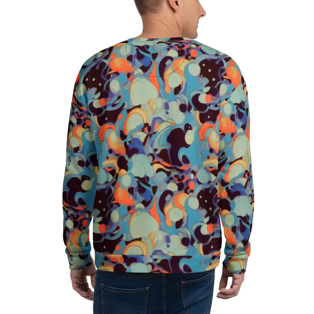 Coral Undertow on Sweatshirt — Back