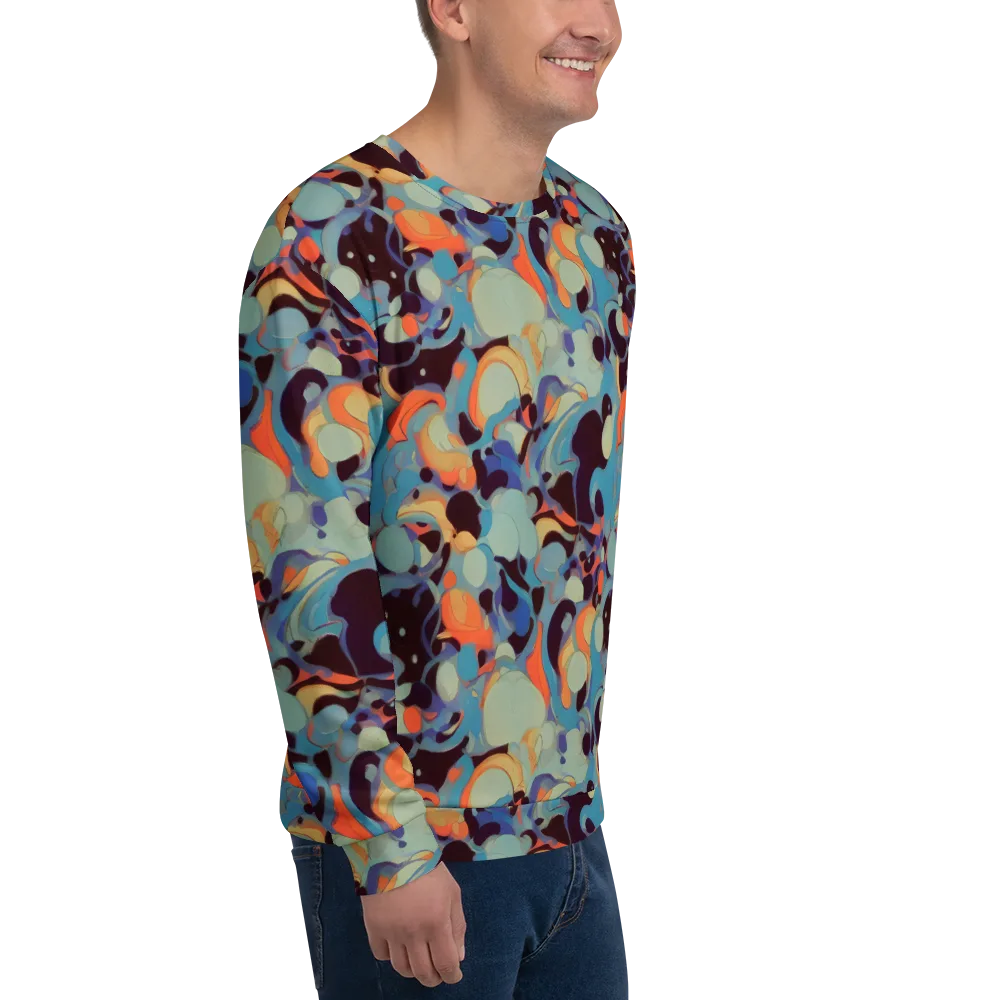 Coral Undertow on Sweatshirt — Right Front