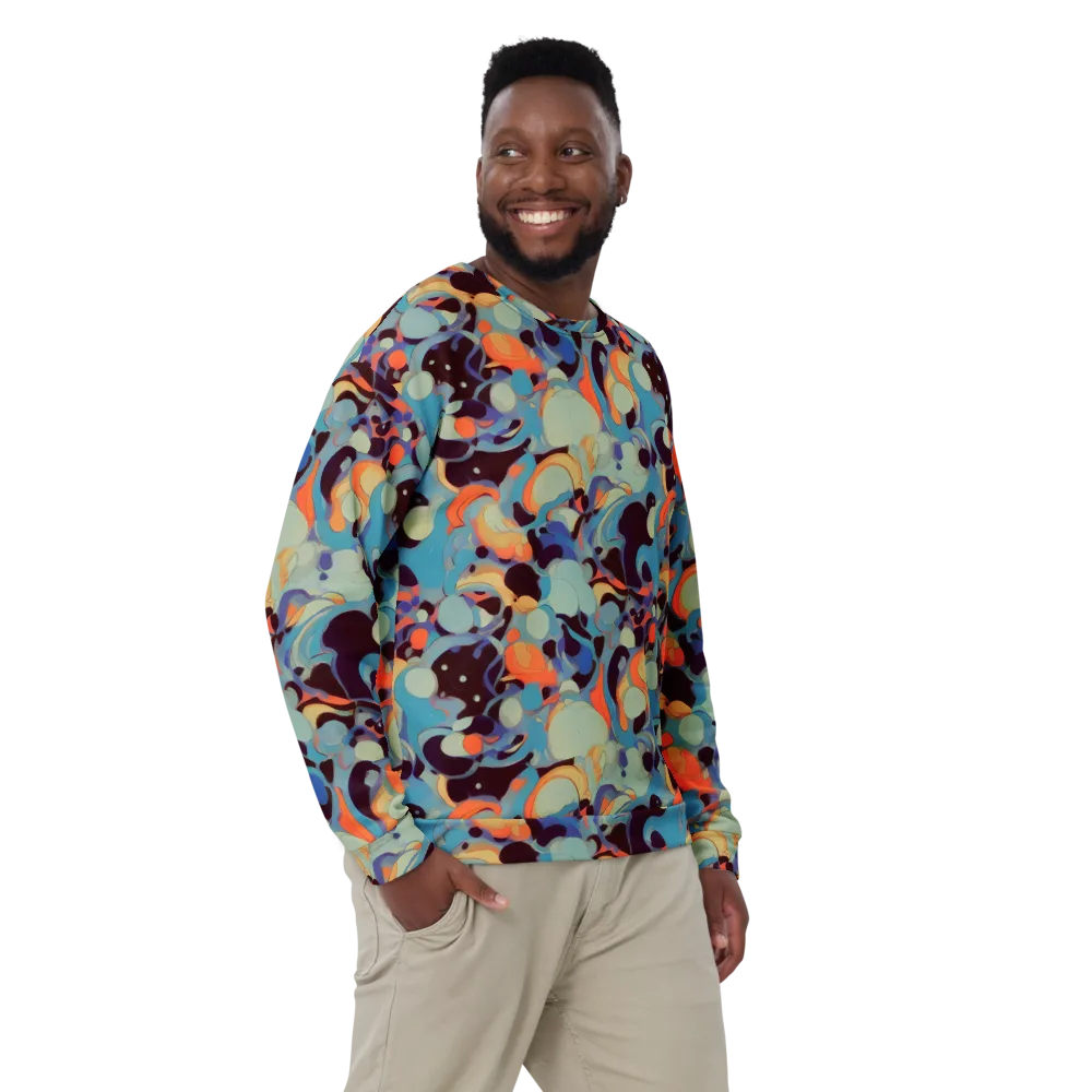 Coral Undertow on Sweatshirt — Front