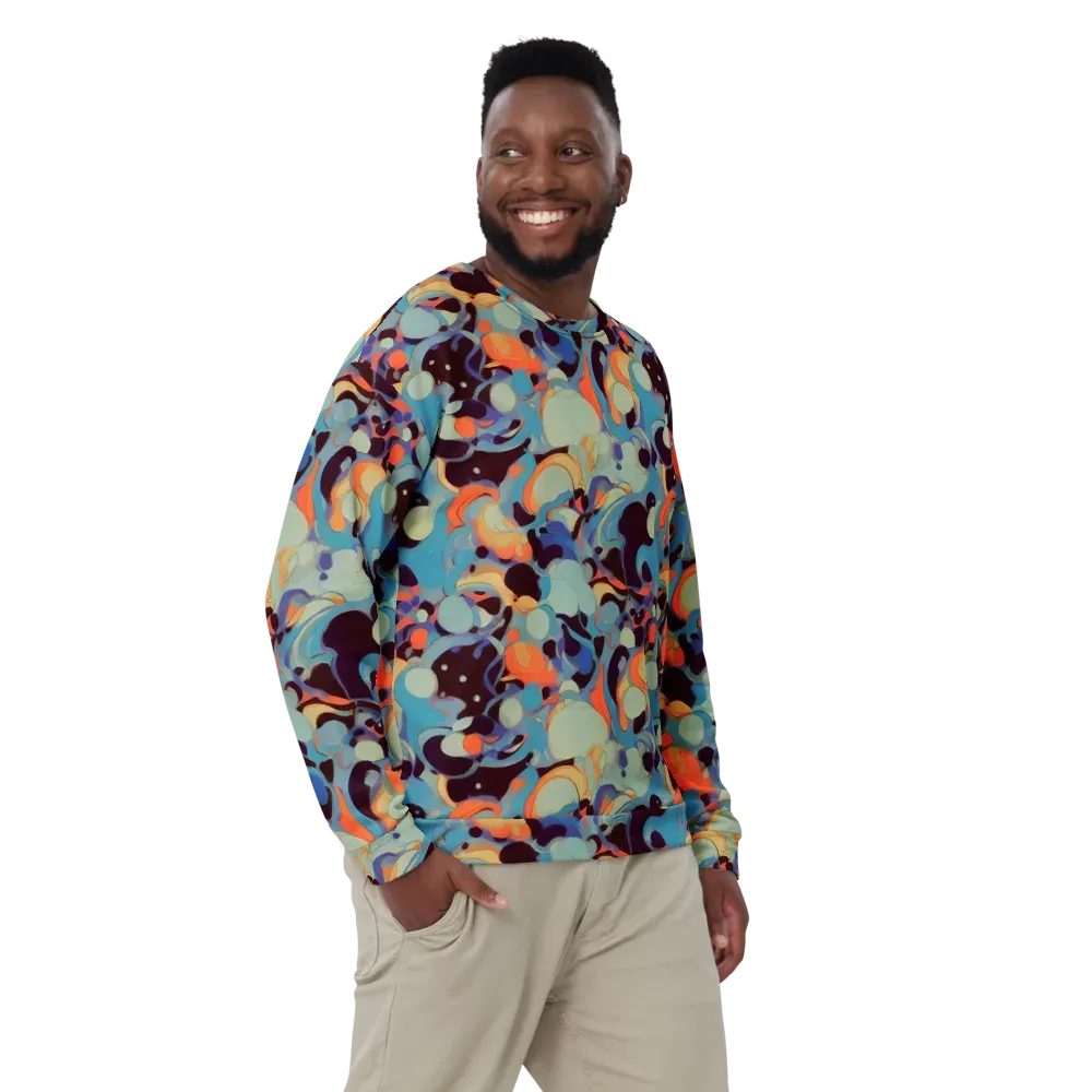 Coral Undertow on Sweatshirt — Front