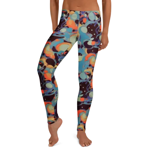Coral Undertow on a Leggings