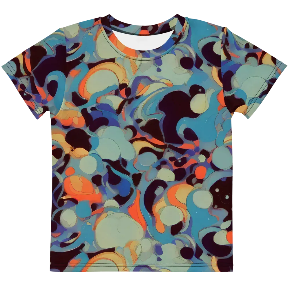 Coral Undertow on Kids Crew Neck T-Shirt — Front