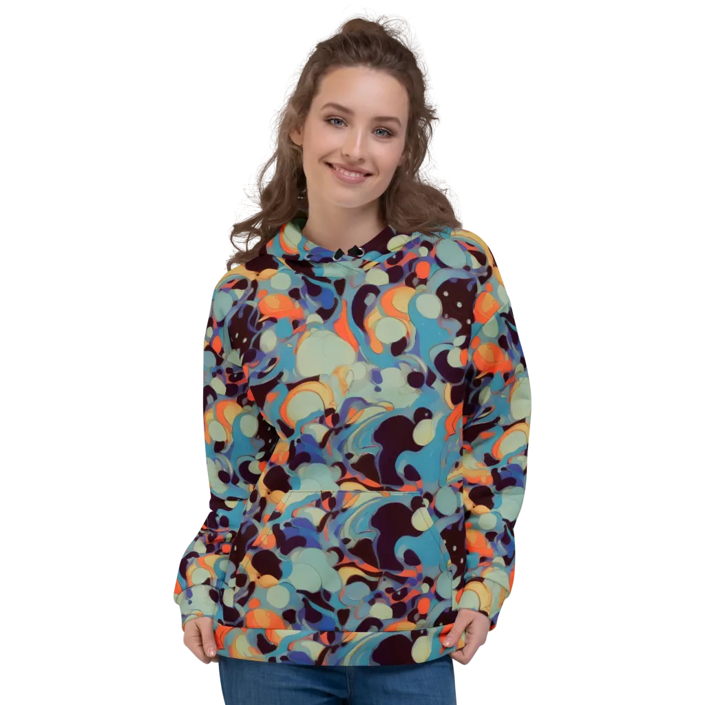 Coral Undertow on Hoodie — Front