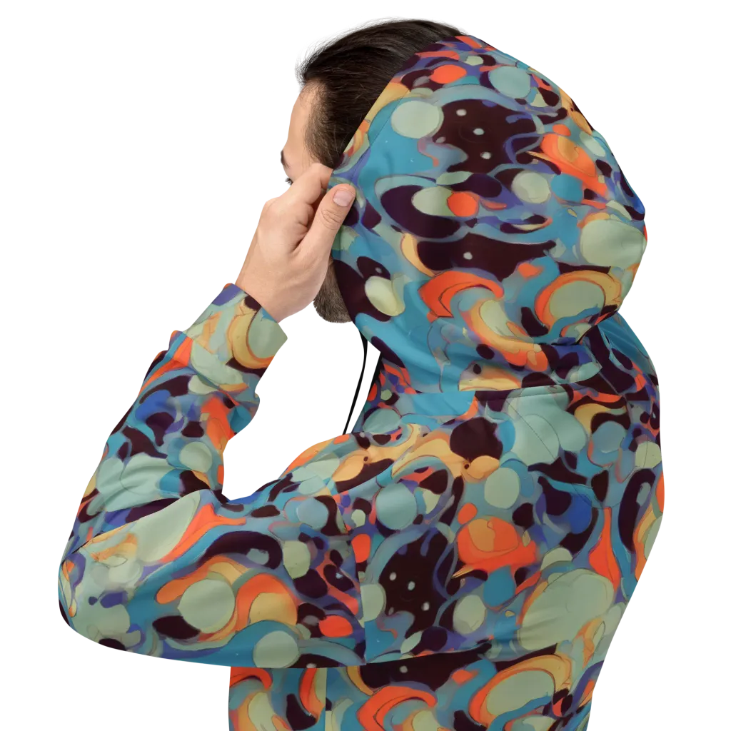 Coral Undertow on Hoodie — Back
