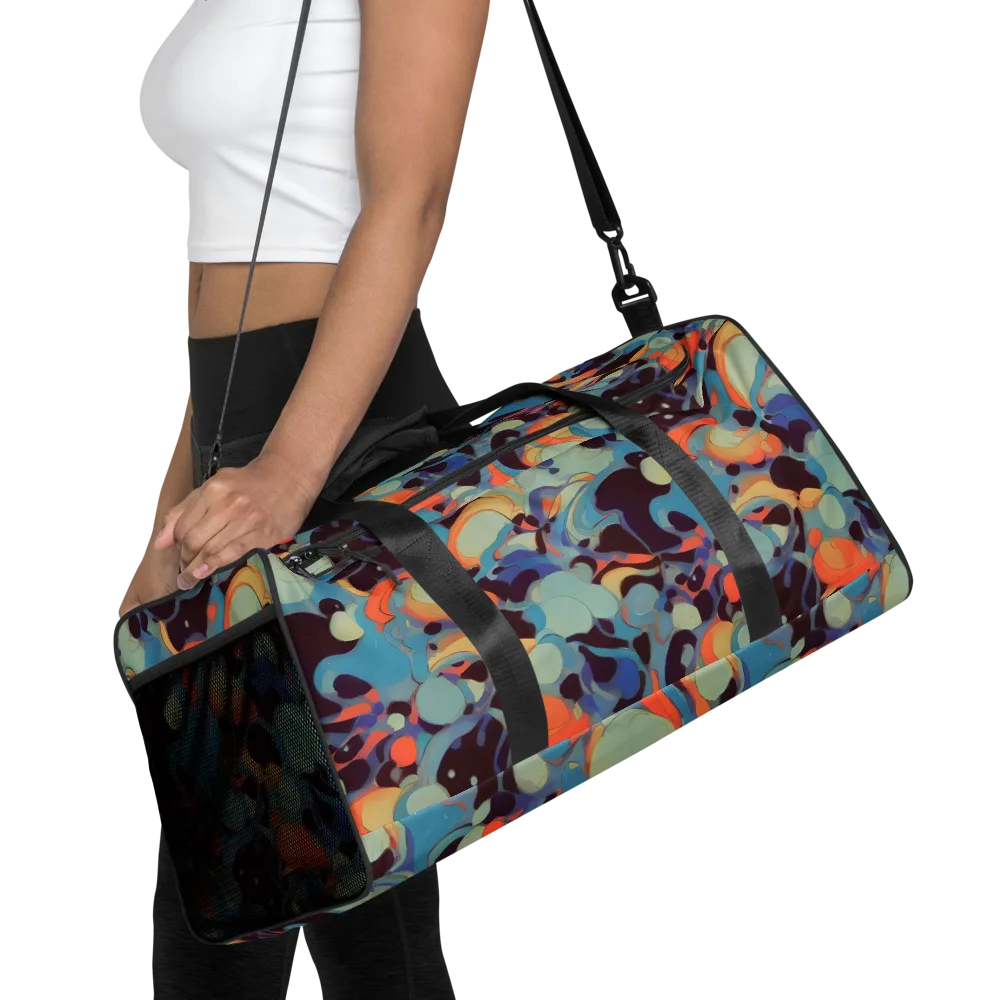 Coral Undertow on Duffle Bag — Front
