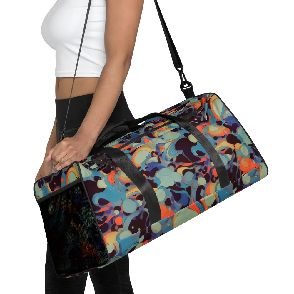 Coral Undertow on Duffle Bag — Front