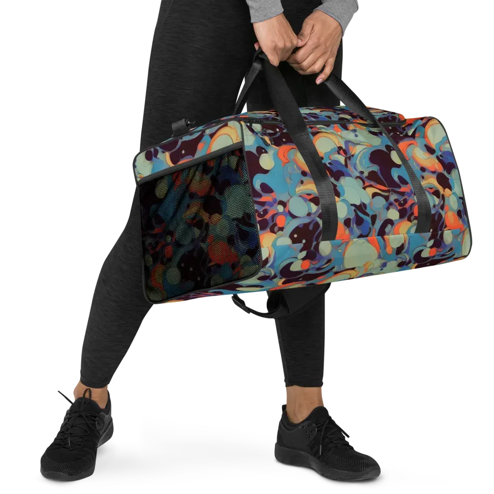 Coral Undertow on Duffle Bag — Right Front