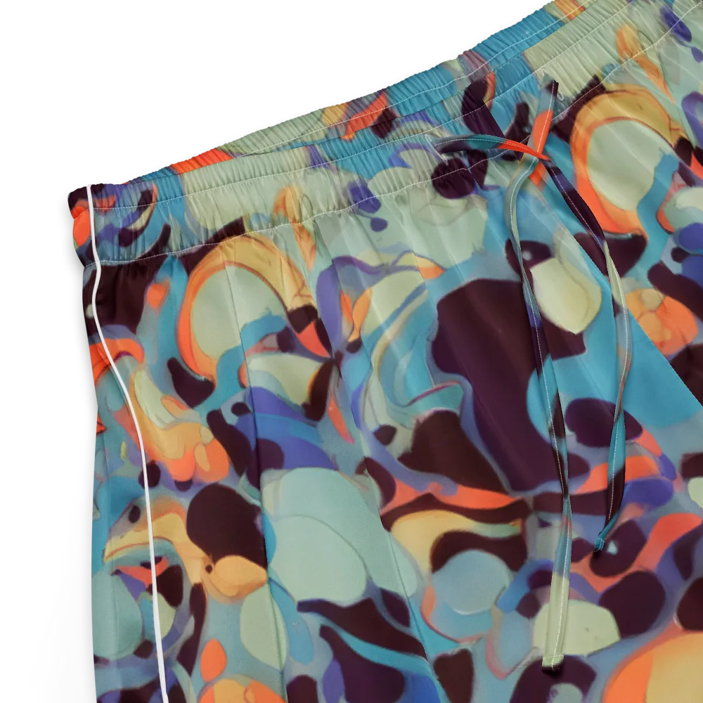 Coral Undertow on Women's Pajama Shorts — Product details