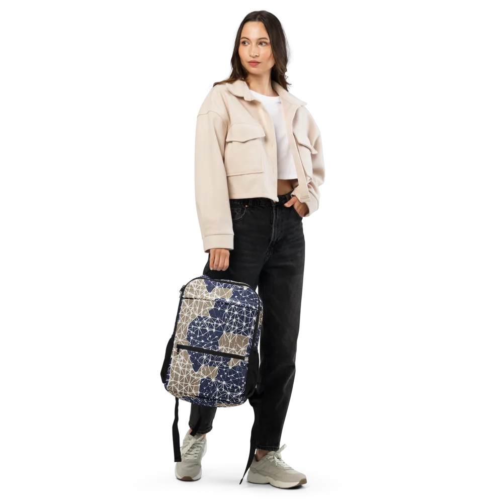 Ivory Interlace on Utility Backpack — Front