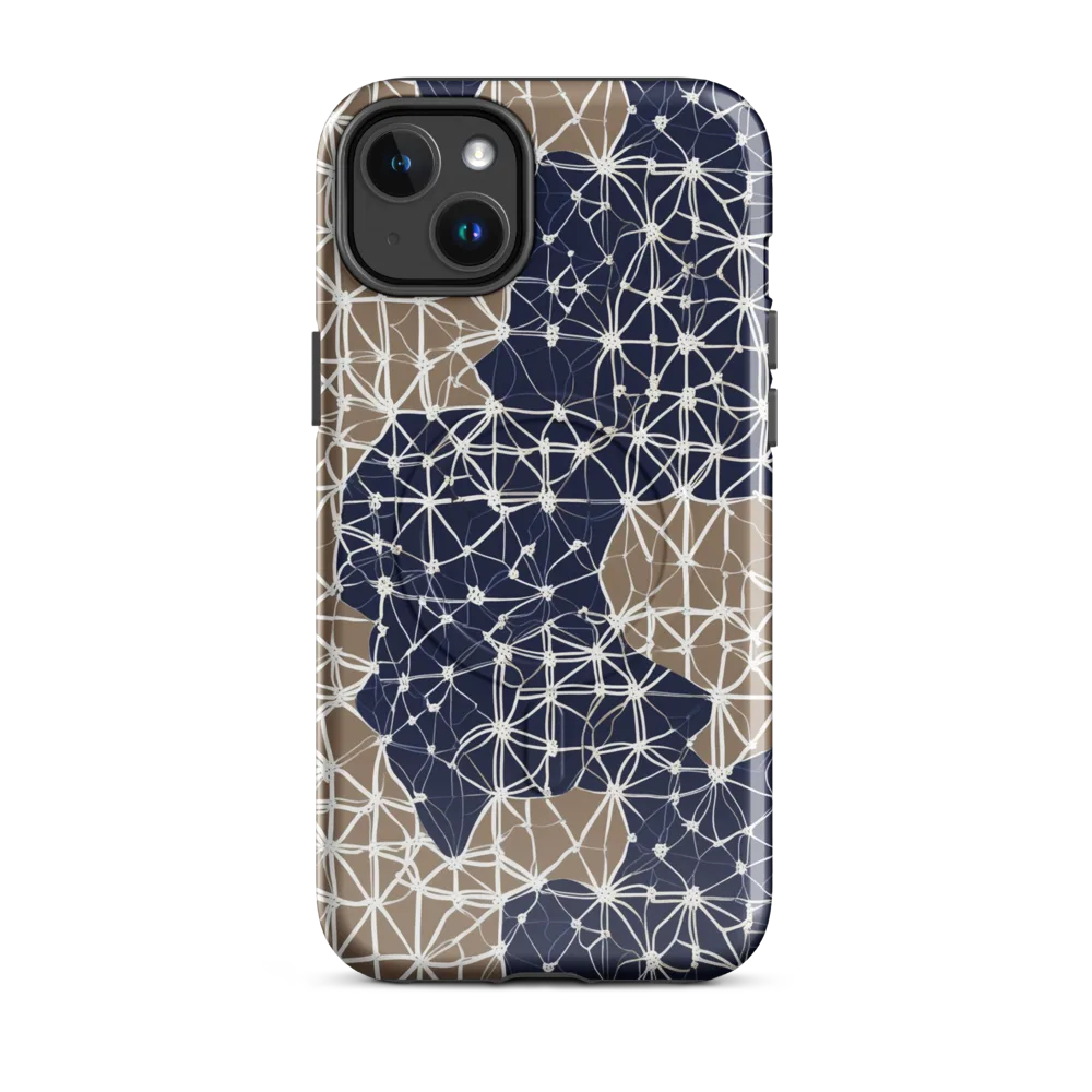 Ivory Interlace on MagSafe Tough Case for iPhone® — Front