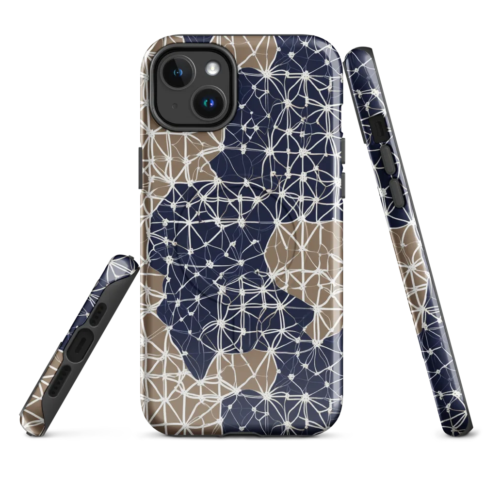 Ivory Interlace on MagSafe Tough Case for iPhone® — Front