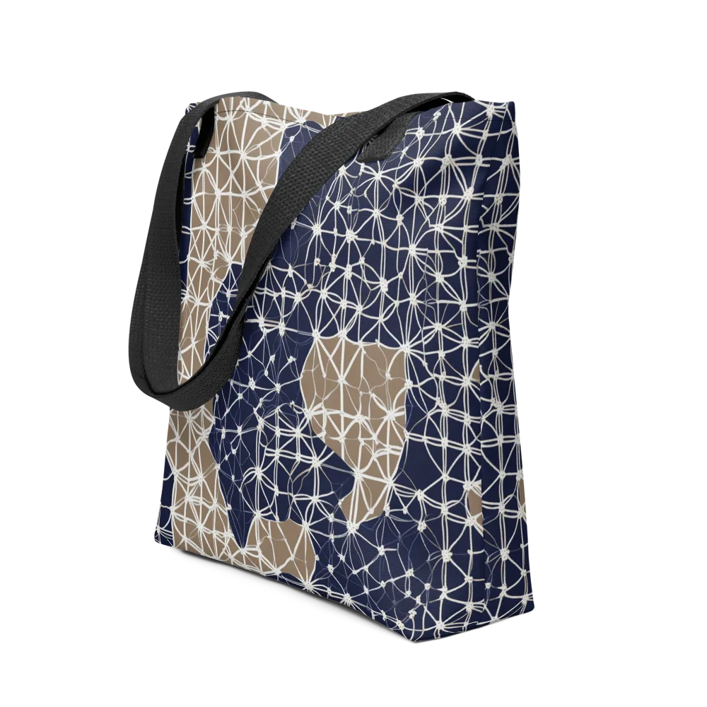 Ivory Interlace on Tote Bag — Front